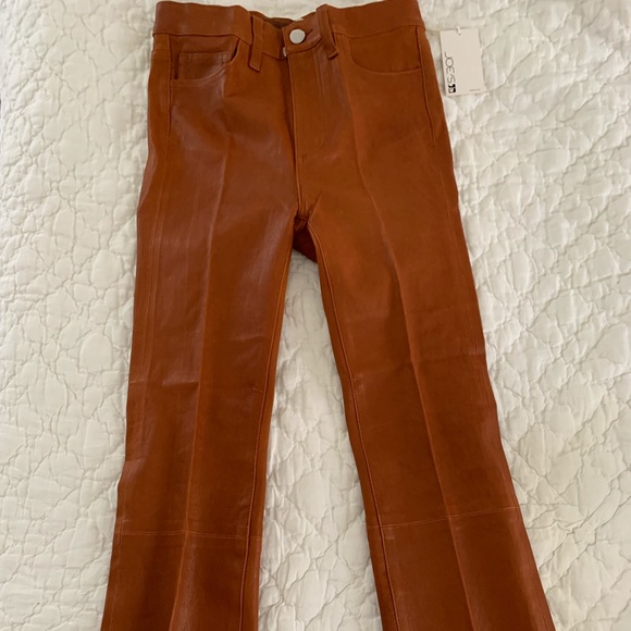 Joe’s Leather Pants - Cropped Flare - Picture 1 of 1